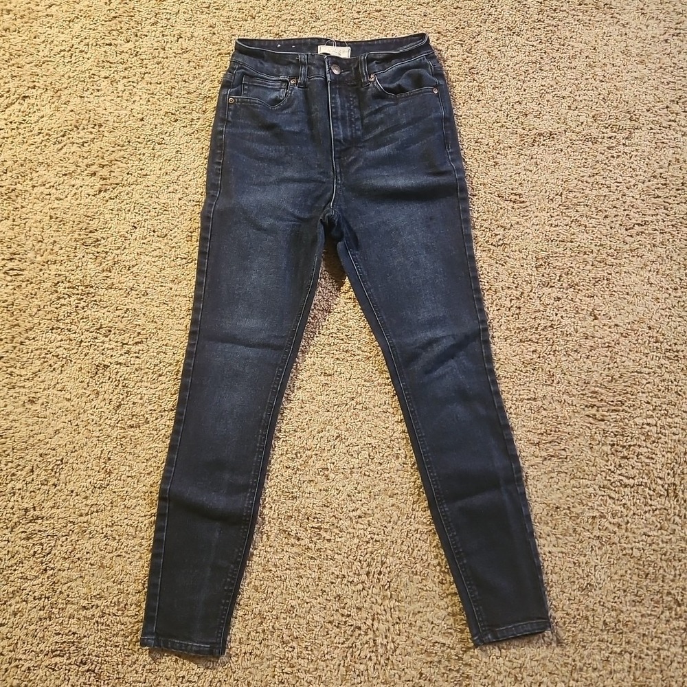 Harper Heritage Jeans Womens 26 High Rise‎ Skinny Blue Stretch Preppy